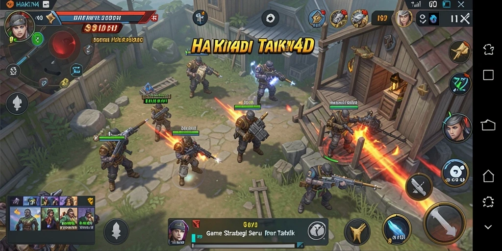 Tangkapan layar HAKIN4D menampilkan aksi strategi yang mendebarkan.