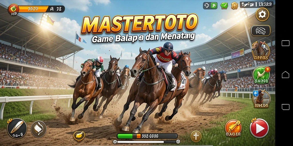 Tampilan menarik gameplay balapan seru di MASTERTOTO.
