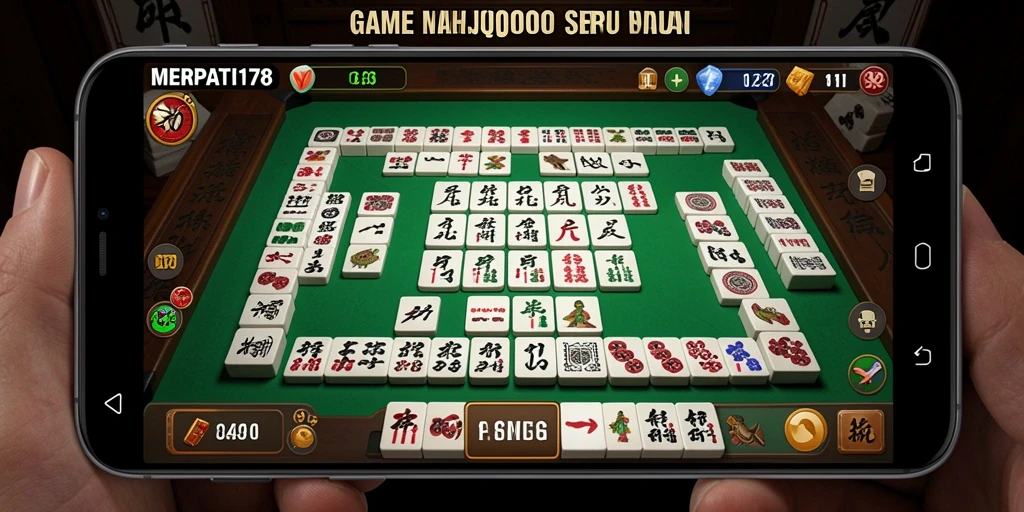 Tampilan gameplay menarik dari MERPATI178 dengan berbagai ubin Mahjong.