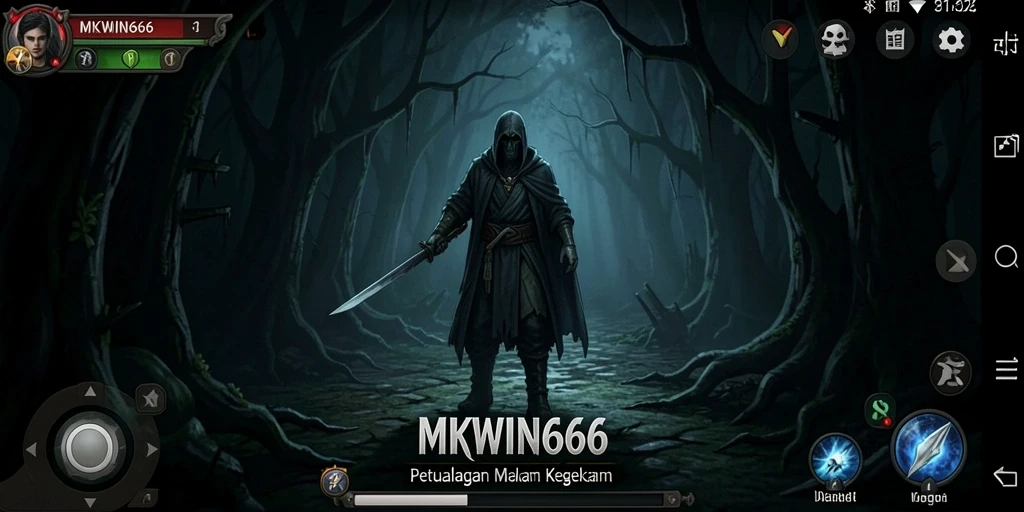Gameplay menegangkan dalam suasana gelap dan menyeramkan.