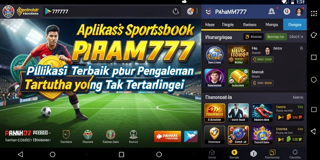 Tampilan menarik dari fitur taruhan olahraga di PAHAM777.