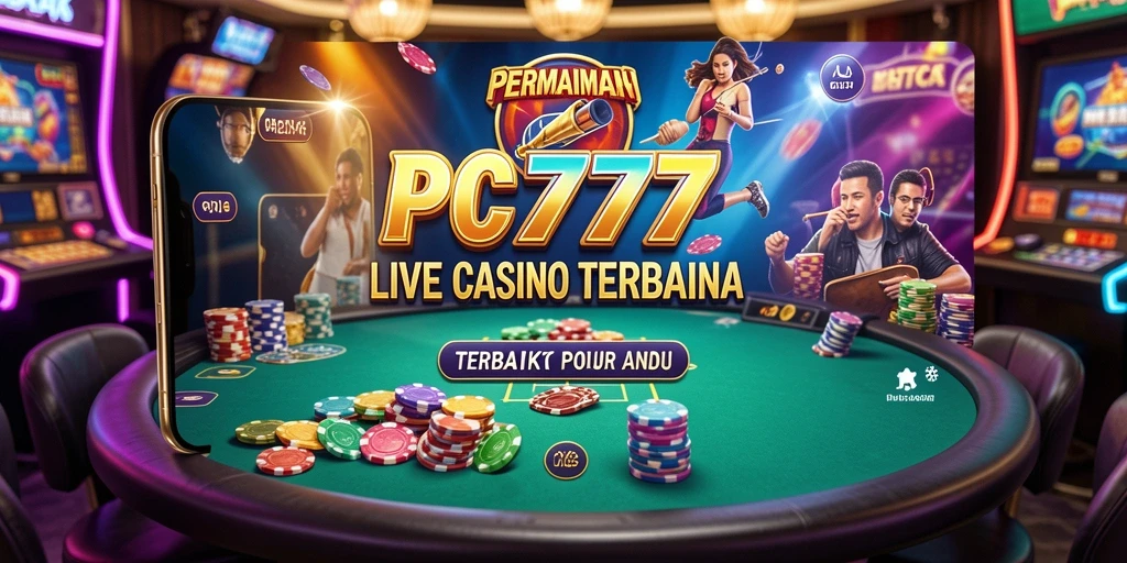 Tampilan gameplay Live Casino yang menarik di PC777.