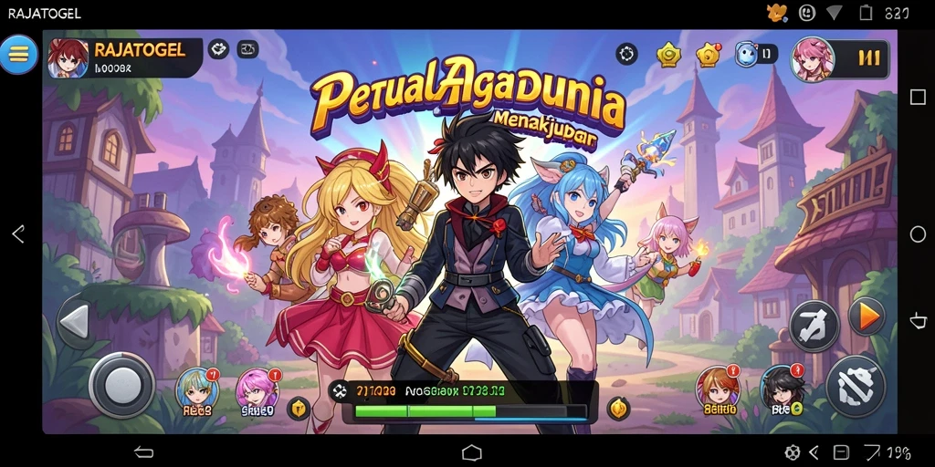 Tampilan menarik dari gameplay RAJATOGEL yang penuh warna.