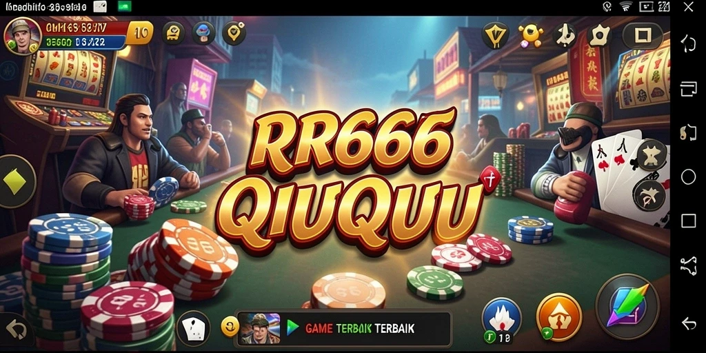 Tangkapan layar gameplay QiuQiu yang memukau dari RR666.