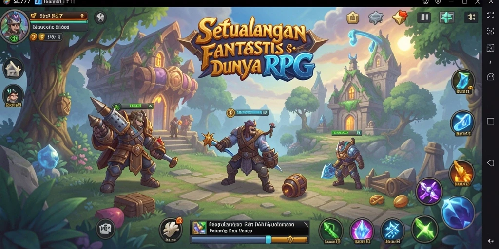 Screenshot gameplay dari SL777 menampilkan aksi dinamis dan karakter yang menarik.